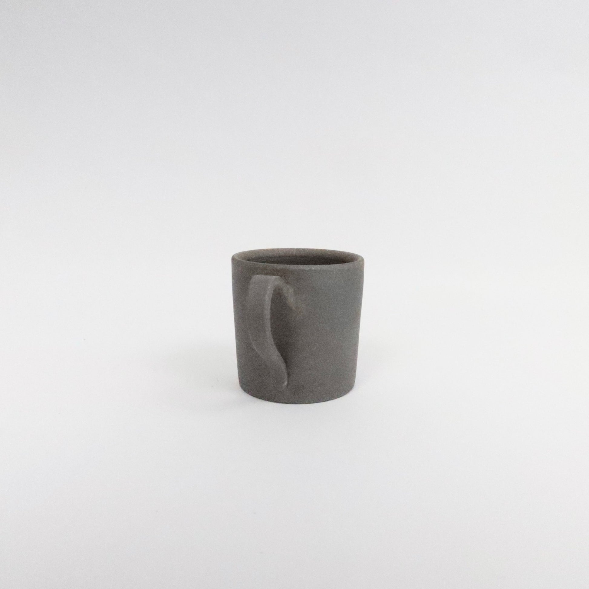 Japanese Tokoname Ceramic Coffee Mug, Dark Brown
