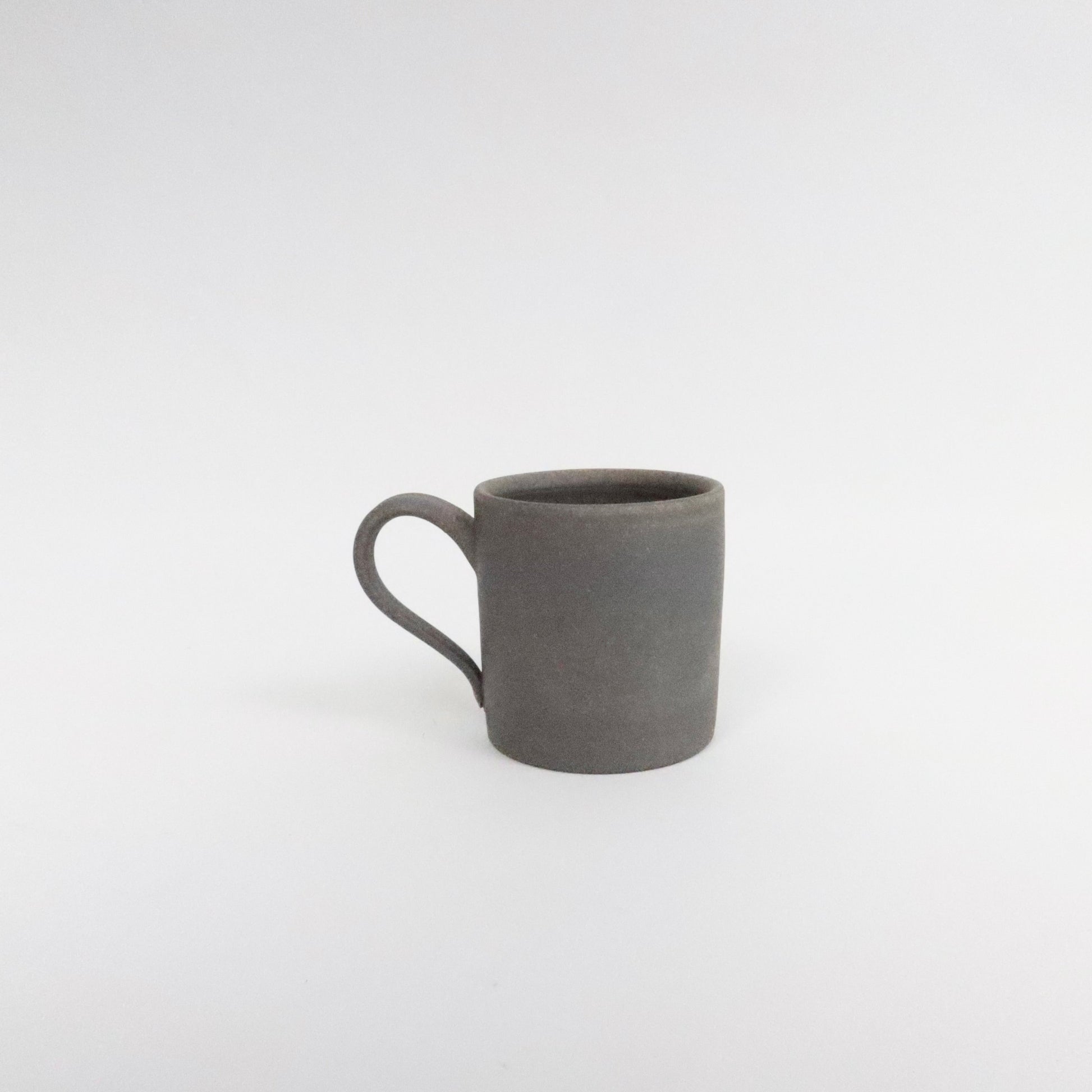 Japanese Tokoname Ceramic Coffee Mug, Dark Brown