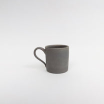 Japanese Tokoname Ceramic Coffee Mug, Dark Brown