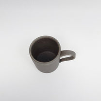 Japanese Tokoname Ceramic Coffee Mug, Dark Brown