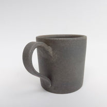 Japanese Tokoname Ceramic Coffee Mug, Dark Brown