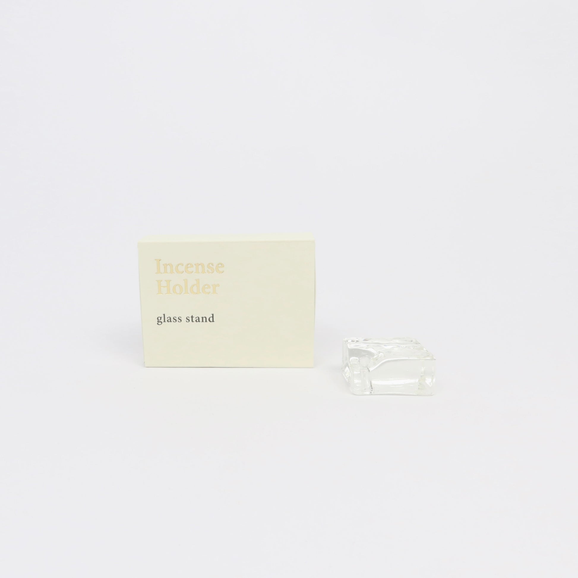 Kousaido&#39;s Japanese Glass Incense Holder, Clear