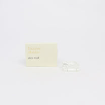 Kousaido&#39;s Japanese Glass Incense Holder, Clear