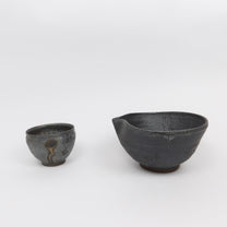 Japanese Wabi Kataguchi Ceramic Matcha Bowl