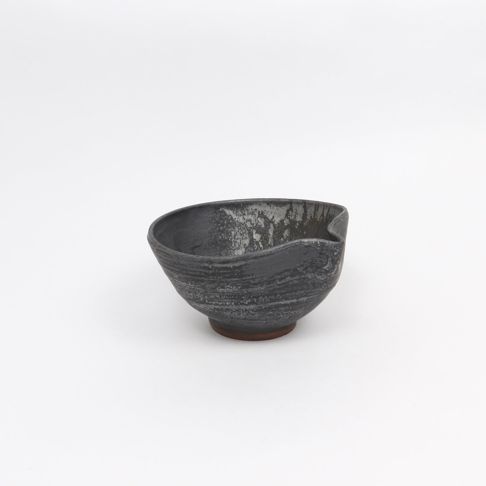 Japanese Wabi Kataguchi Ceramic Matcha Bowl