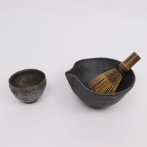 Japanese Wabi Kataguchi Ceramic Matcha Bowl
