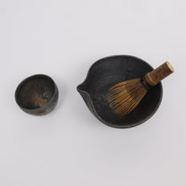 Japanese Wabi Kataguchi Ceramic Matcha Bowl