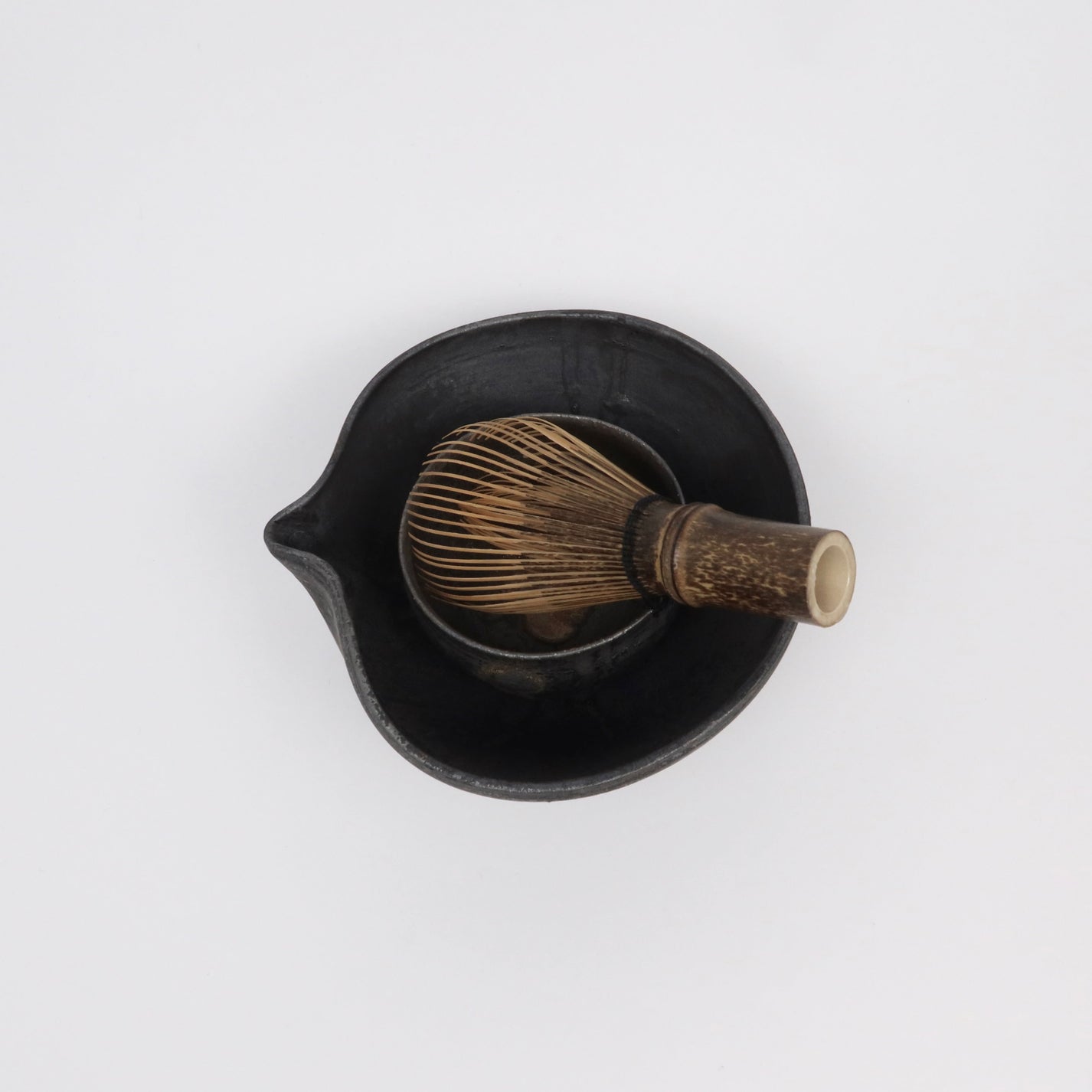 Japanese Wabi Kataguchi Ceramic Matcha Bowl