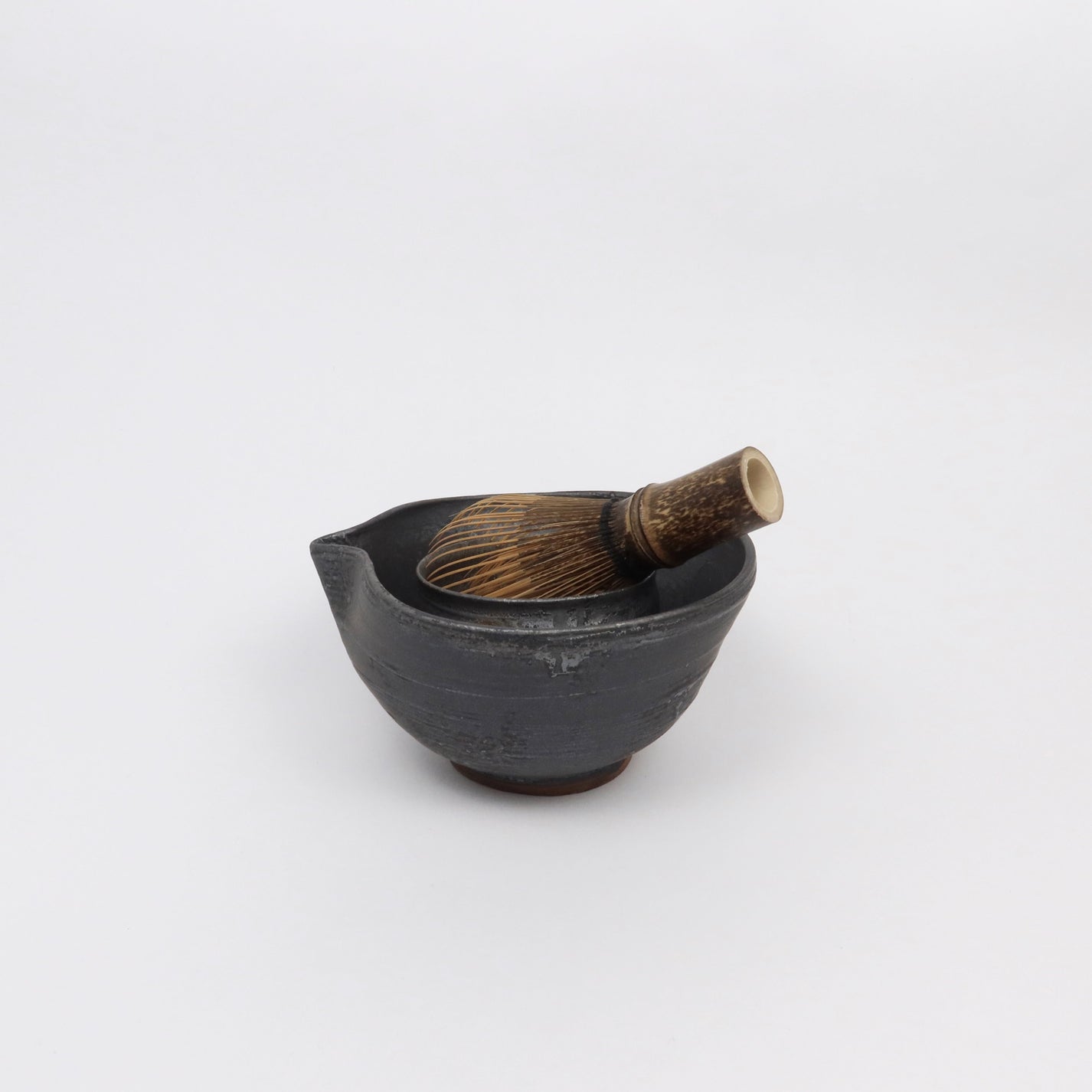 Japanese Wabi Kataguchi Ceramic Matcha Bowl