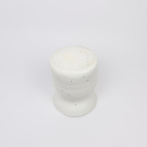 Korean Wabi Sabi Ceramic Vase, Dotted White