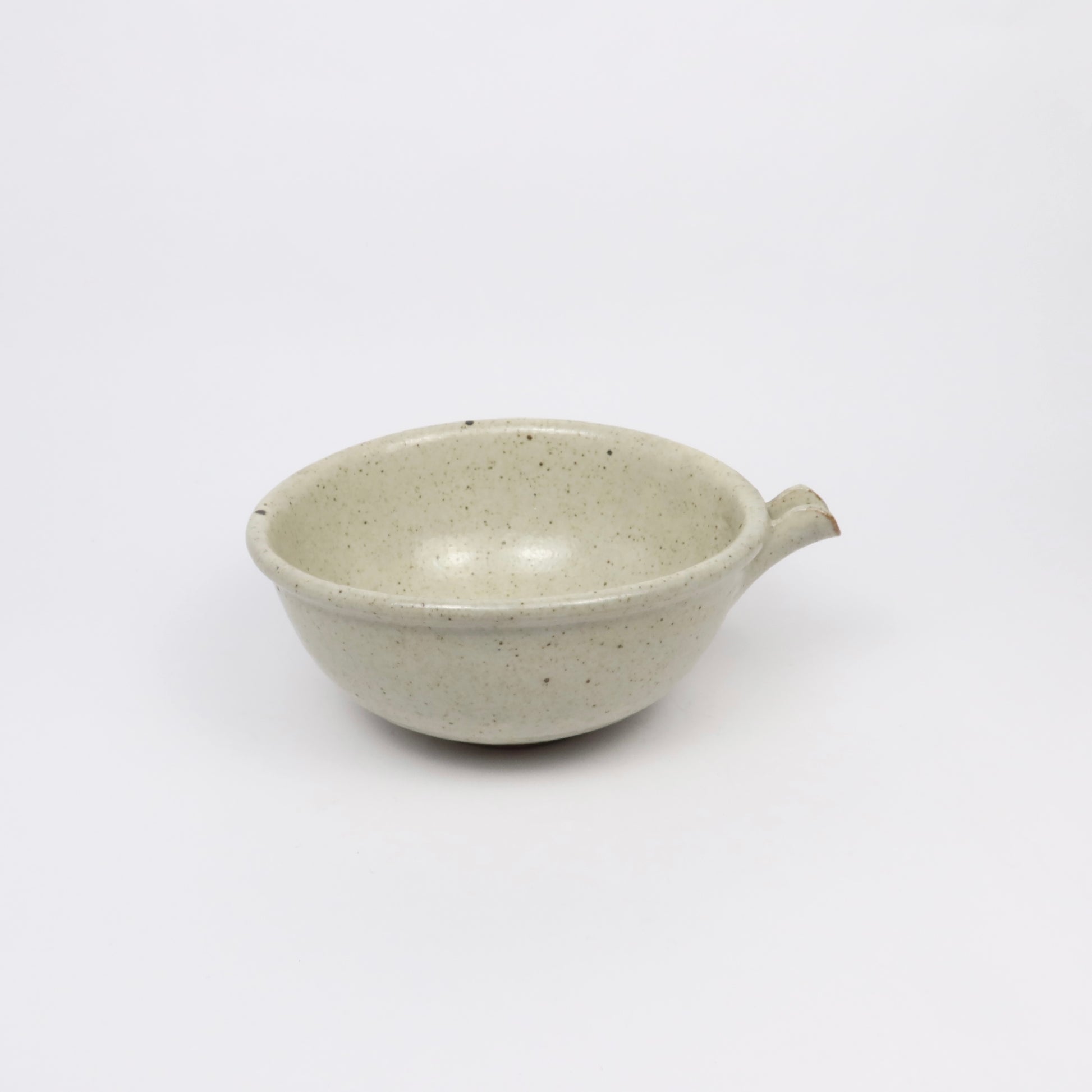 Japanese Shigaraki Katakuchi Ceramic Matcha Bowl