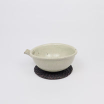 Japanese Shigaraki Katakuchi Ceramic Matcha Bowl
