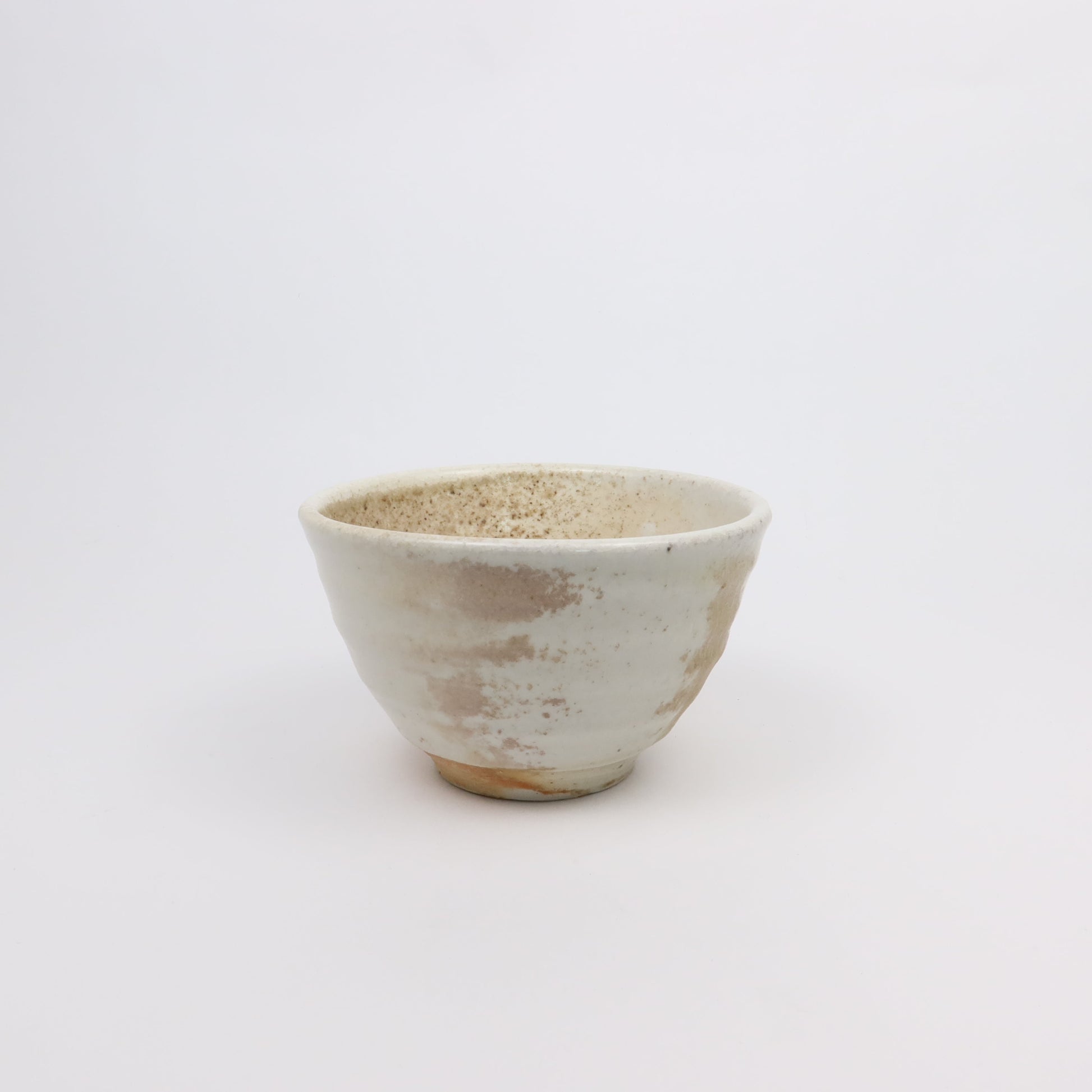 Wood-fired Shino Ceramic Chawan