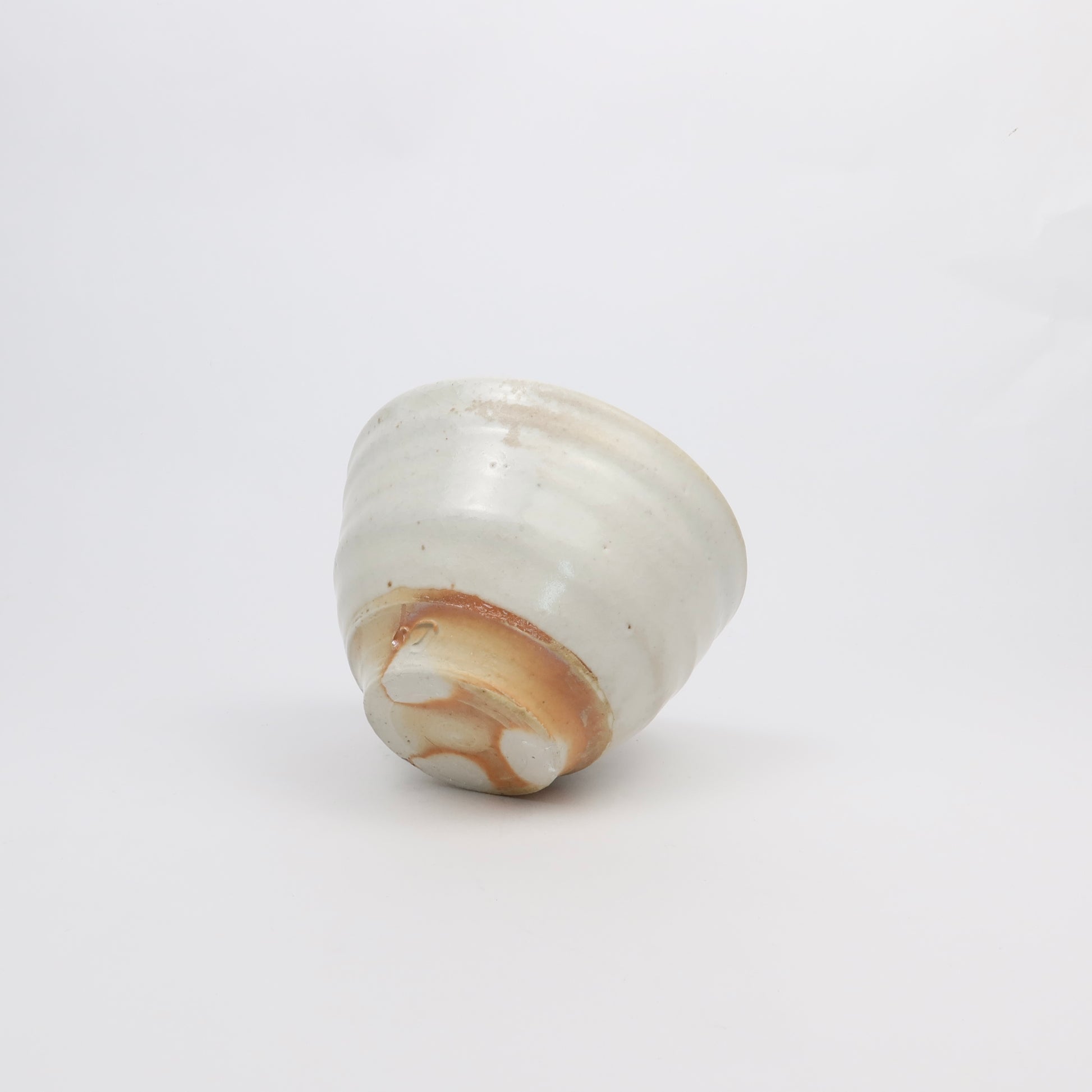 Wood-fired Shino Ceramic Chawan