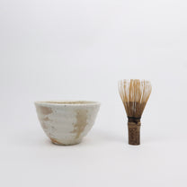 Wood-fired Shino Ceramic Chawan