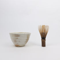 Wood-fired Shino Ceramic Chawan