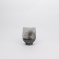 Japanese Minoyaki Ceramic Ash Glaze Tea Cup, 2 Sizes