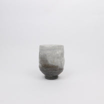 Japanese Minoyaki Ceramic Ash Glaze Tea Cup, 2 Sizes