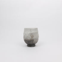 Japanese Minoyaki Ceramic Ash Glaze Tea Cup, 2 Sizes