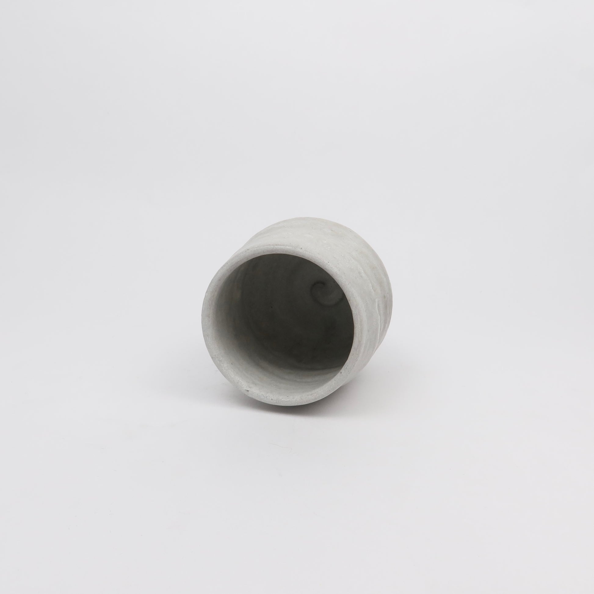 Japanese Minoyaki Ceramic Ash Glaze Tea Cup, 2 Sizes