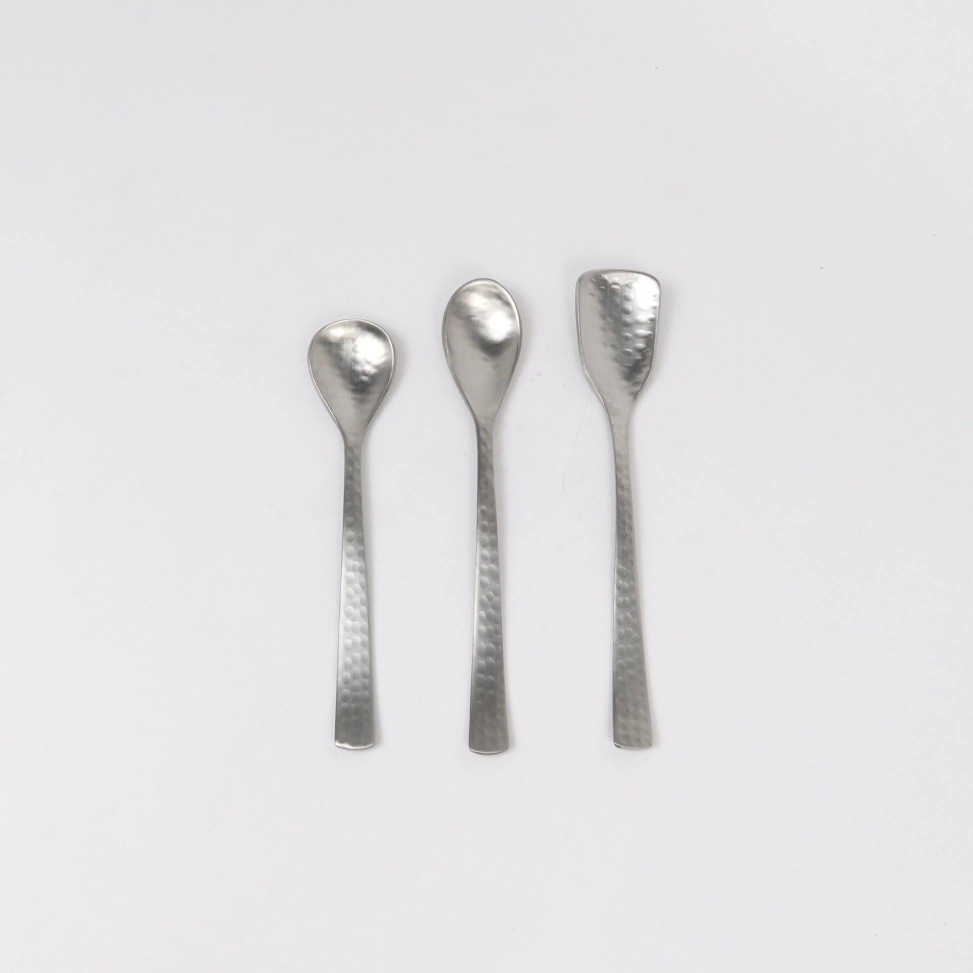 Hammered Stainless Steel Spoon