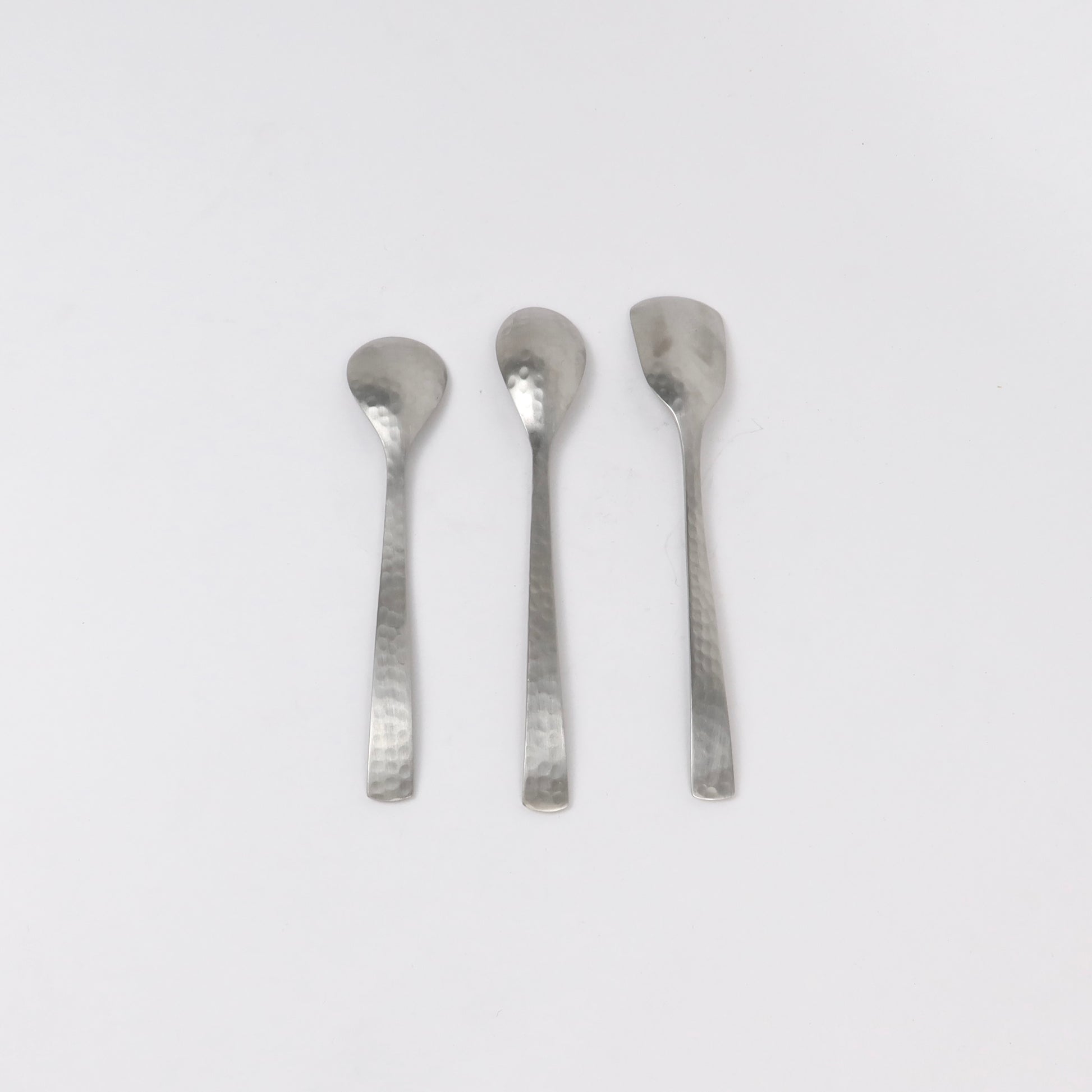 Hammered Stainless Steel Spoon