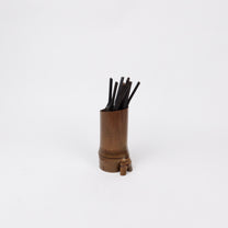 Korean Bamboo Cocktail Picks (10 pcs) &amp; Holder Set