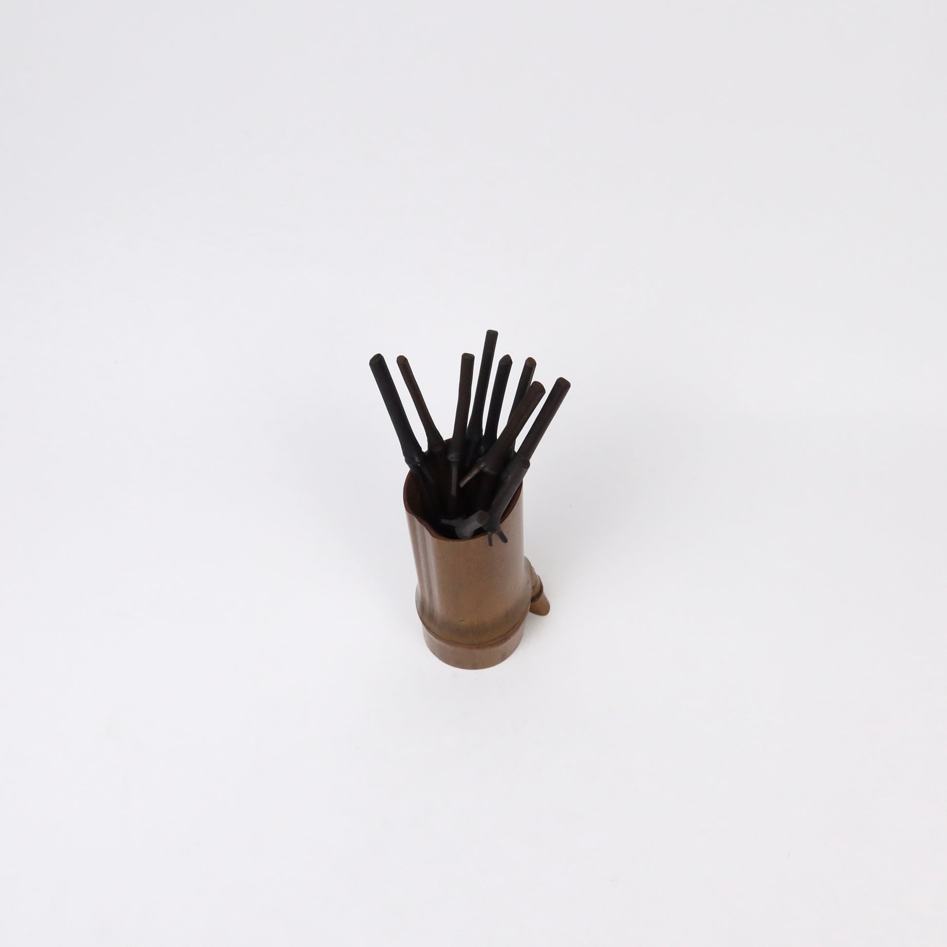 Korean Bamboo Cocktail Picks (10 pcs) &amp; Holder Set