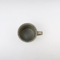 Japanese Minoyaki Ceramic Sgraffito Mug