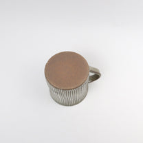 Japanese Minoyaki Ceramic Sgraffito Mug