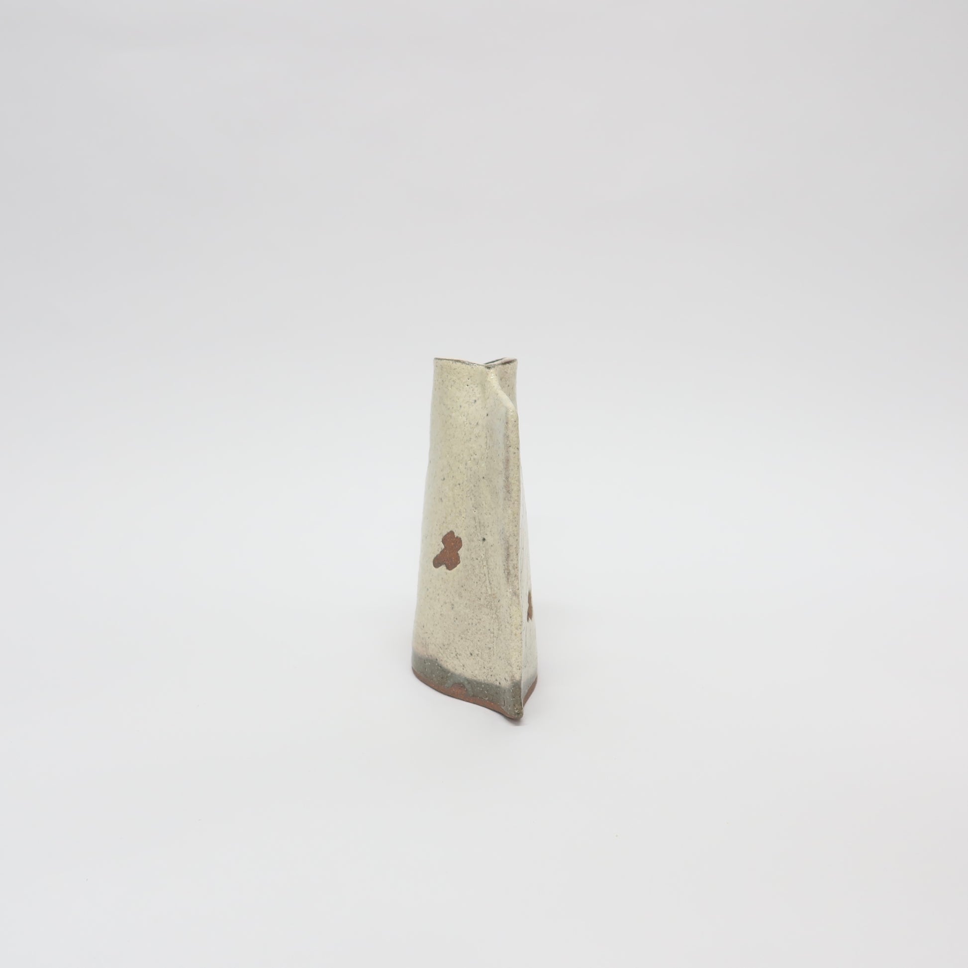 Japanese Shigaraki Vase with Handle