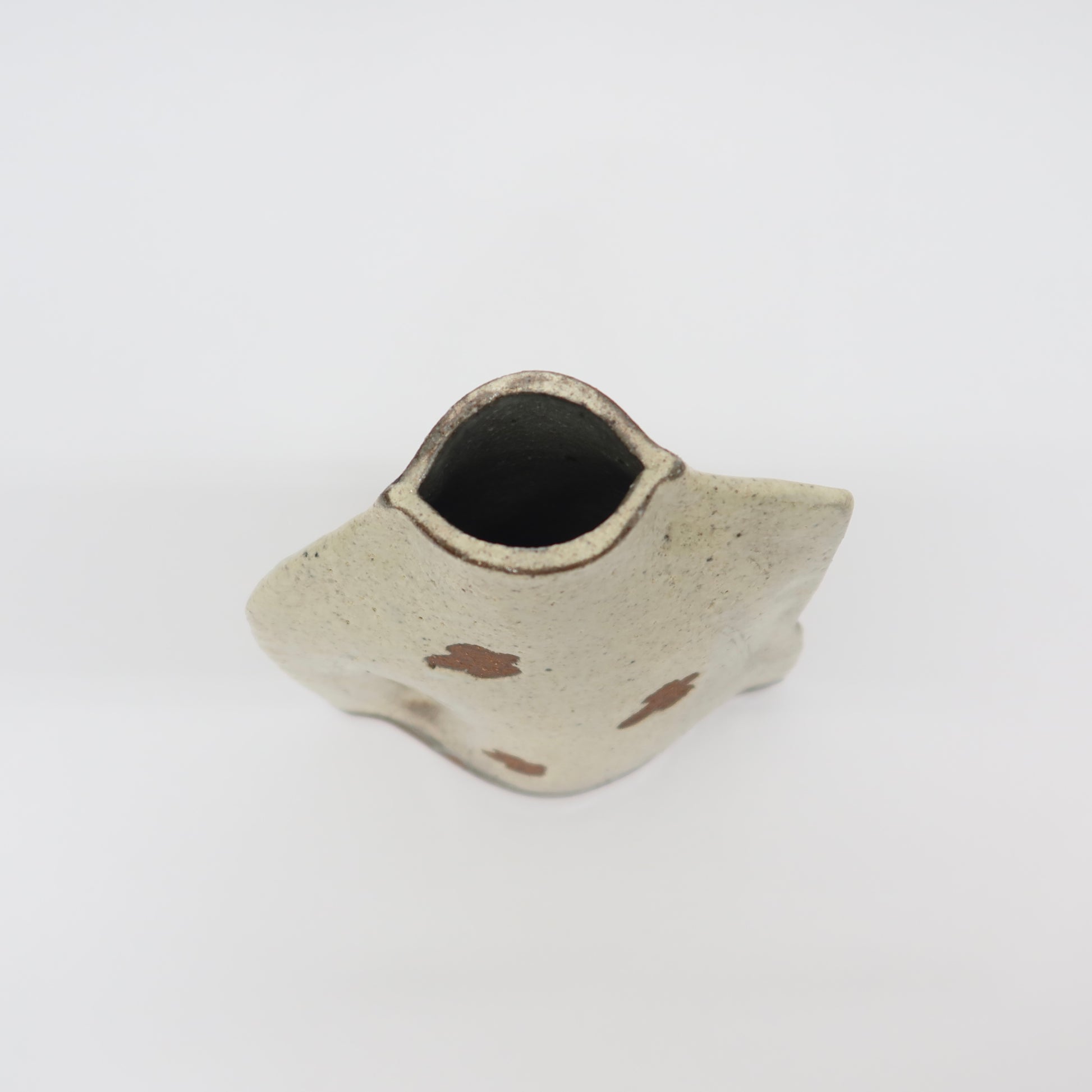 Japanese Shigaraki Vase with Handle