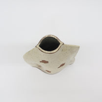 Japanese Shigaraki Vase with Handle
