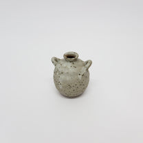 Japanese Shigaraki Ware Pottery Vase with Handles