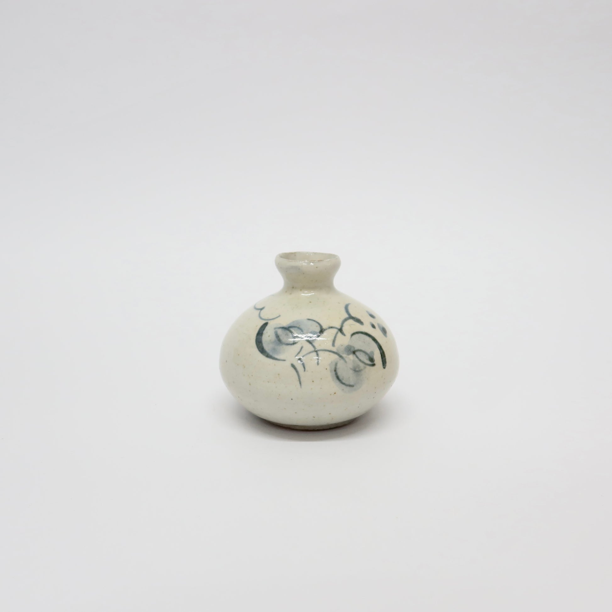 Japanese Shigaraki Hand-painted Vase