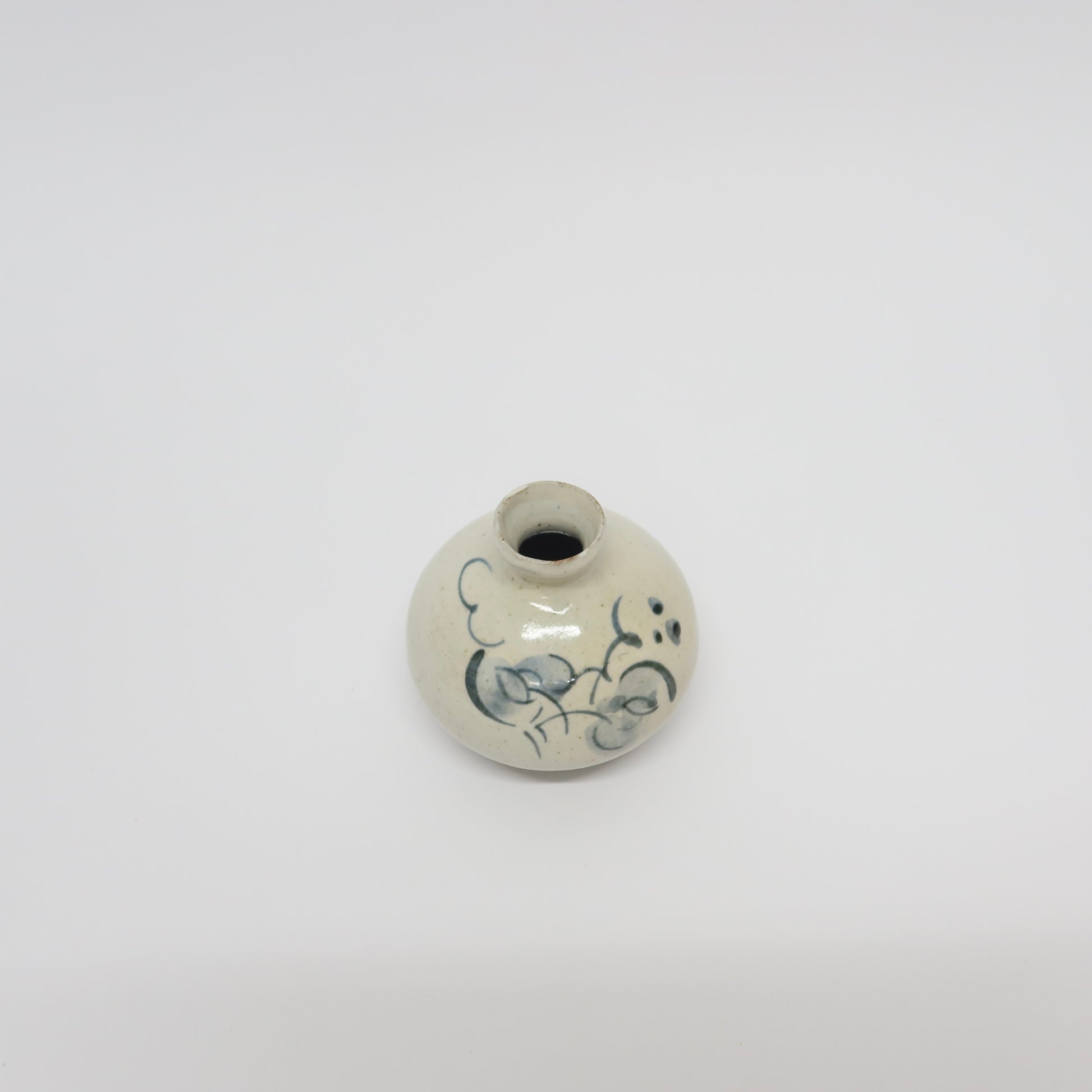 Japanese Shigaraki Hand-painted Vase