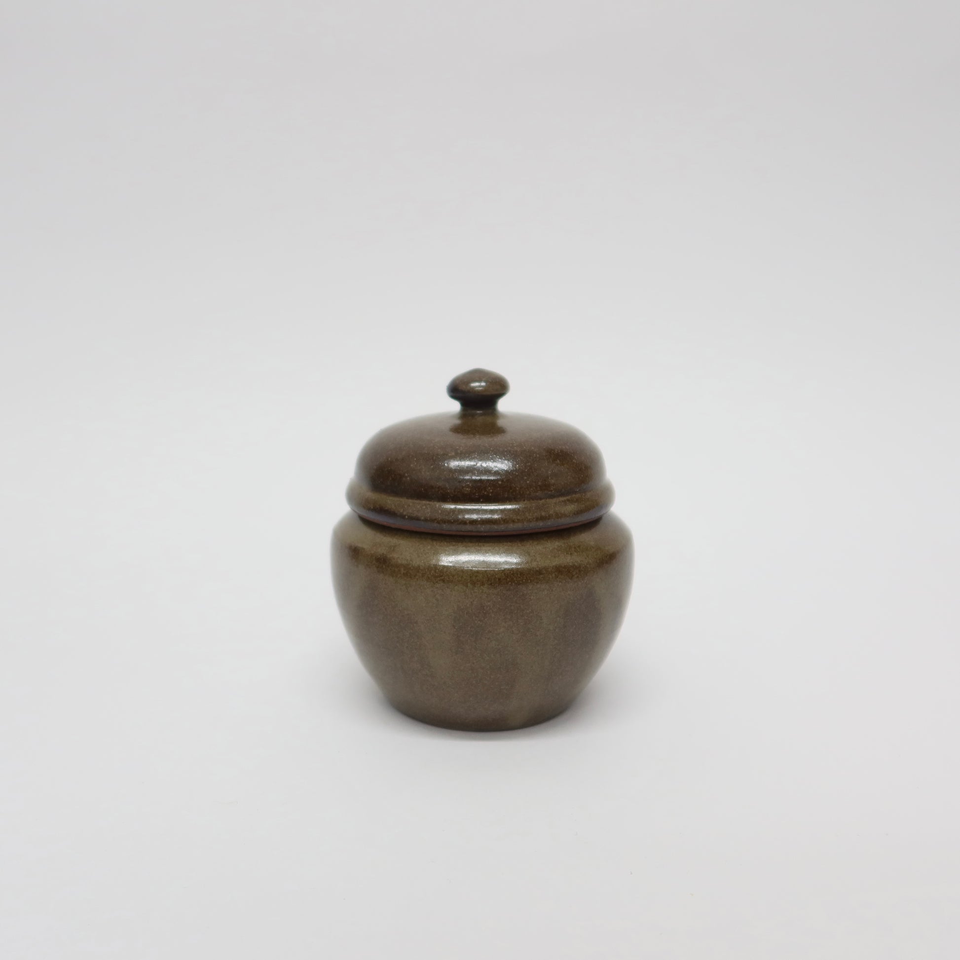 Korean Onggi Earthenware &#39;Yeonbong&#39; Jar