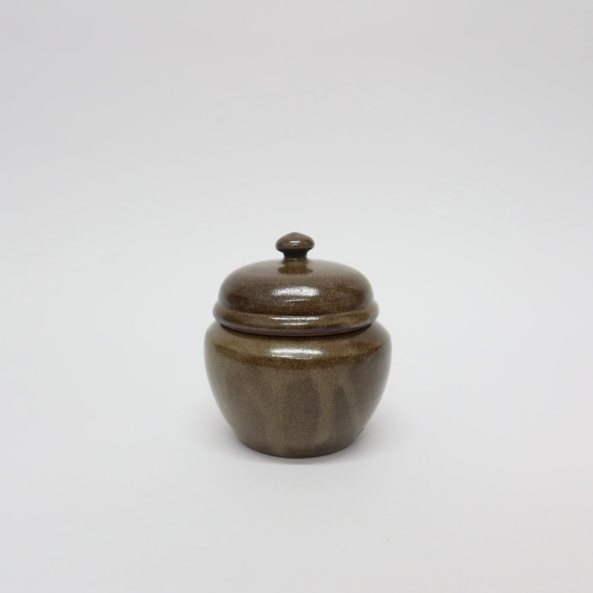 Korean Onggi Earthenware &#39;Yeonbong&#39; Jar