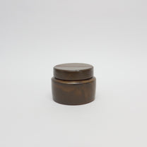 Korean Onggi Earthenware Flat Jar with Lid, 2 Sizes