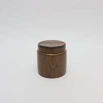 Korean Onggi Earthenware Flat Jar with Lid, 2 Sizes