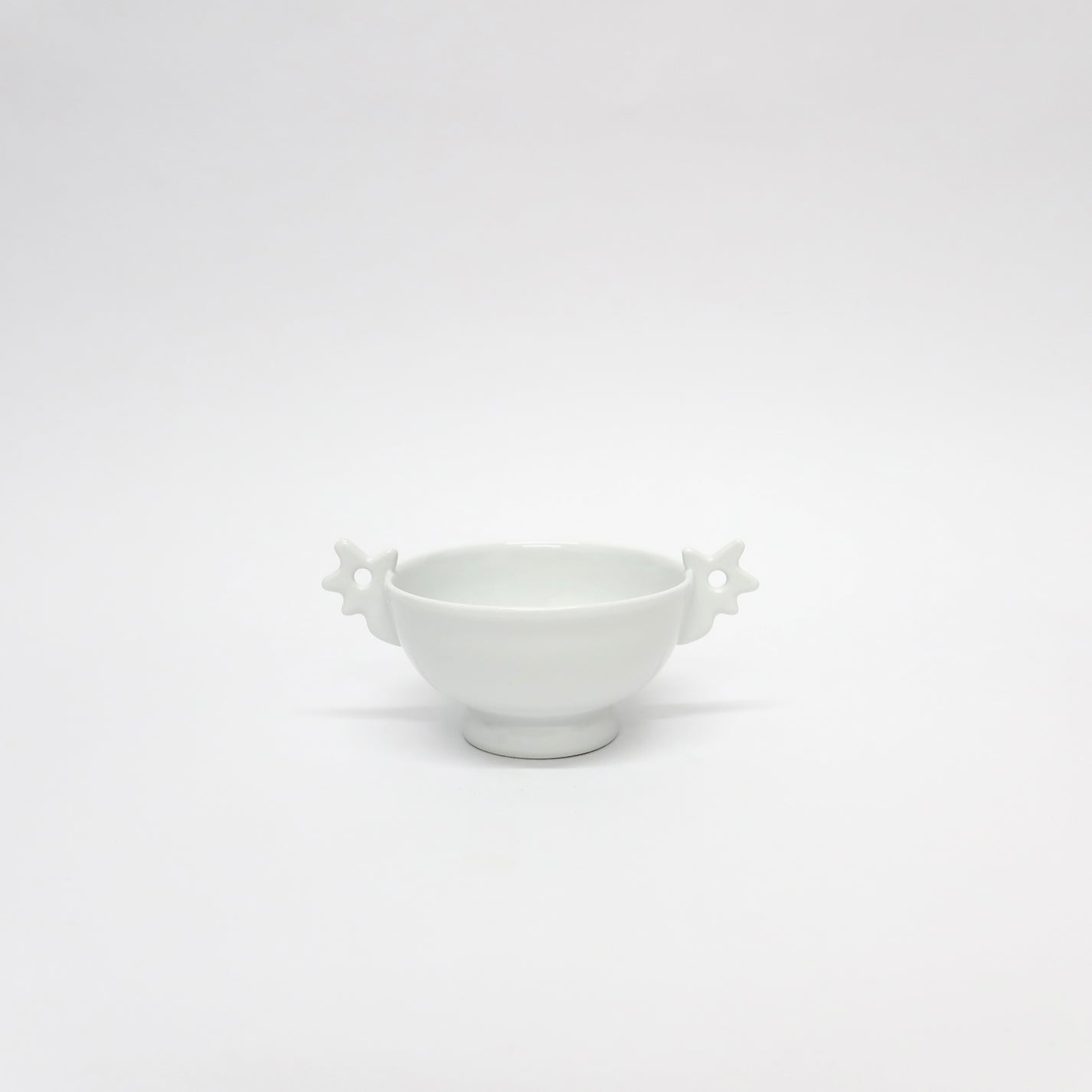 Korean Baekja porcelain &#39;double ear&#39; tea bowl