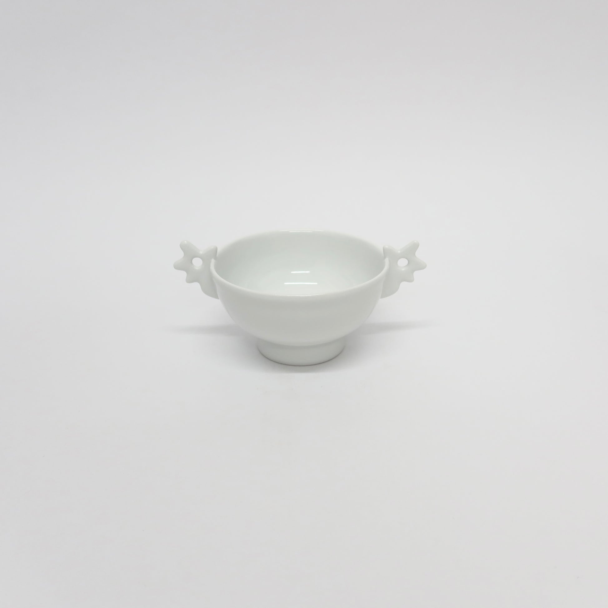 Korean Baekja porcelain &#39;double ear&#39; tea bowl