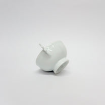 Korean Baekja porcelain &#39;double ear&#39; tea bowl