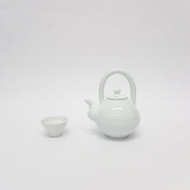 Korean Baekja Porcelain Top Handle Tea Pot
