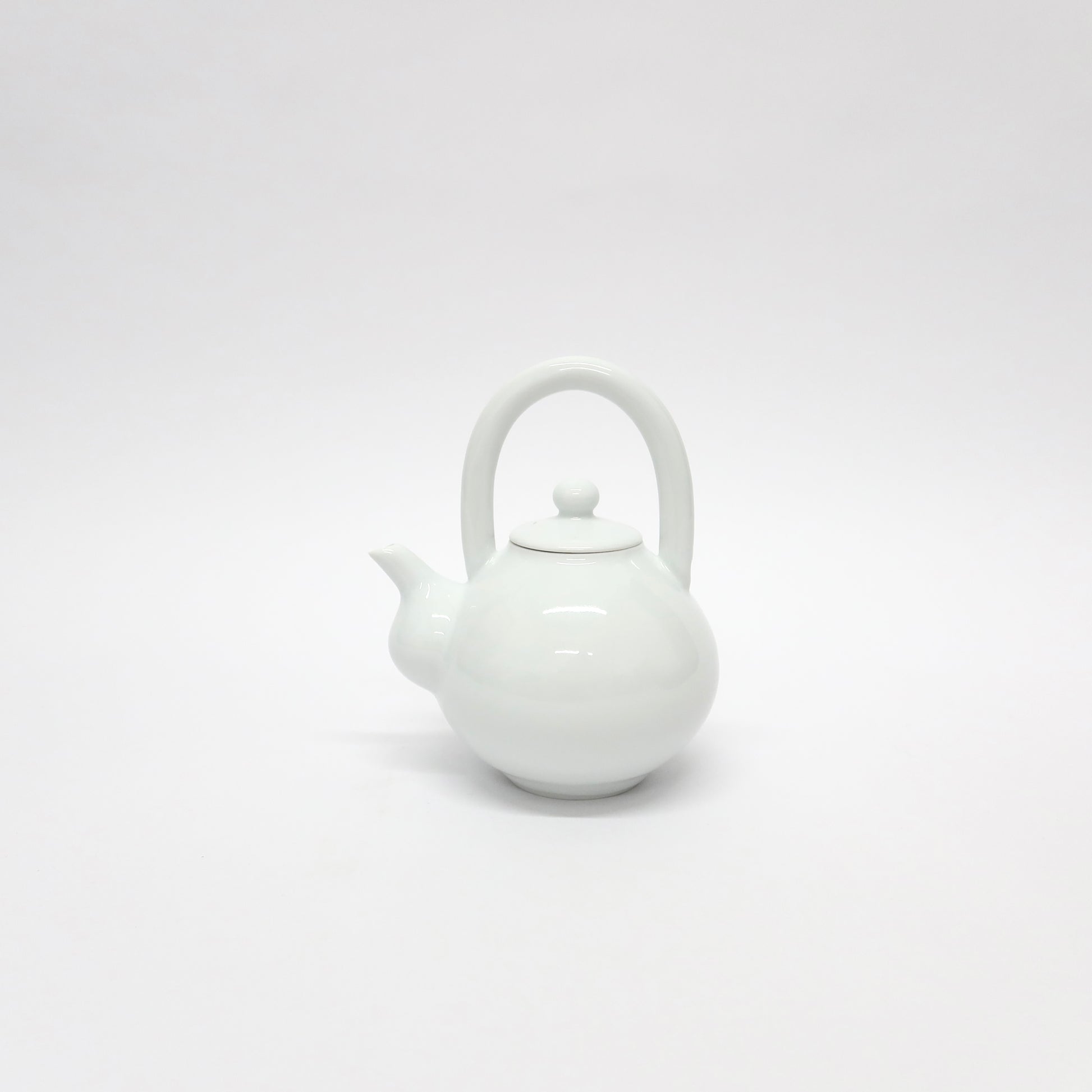 Korean Baekja Porcelain Top Handle Tea Pot
