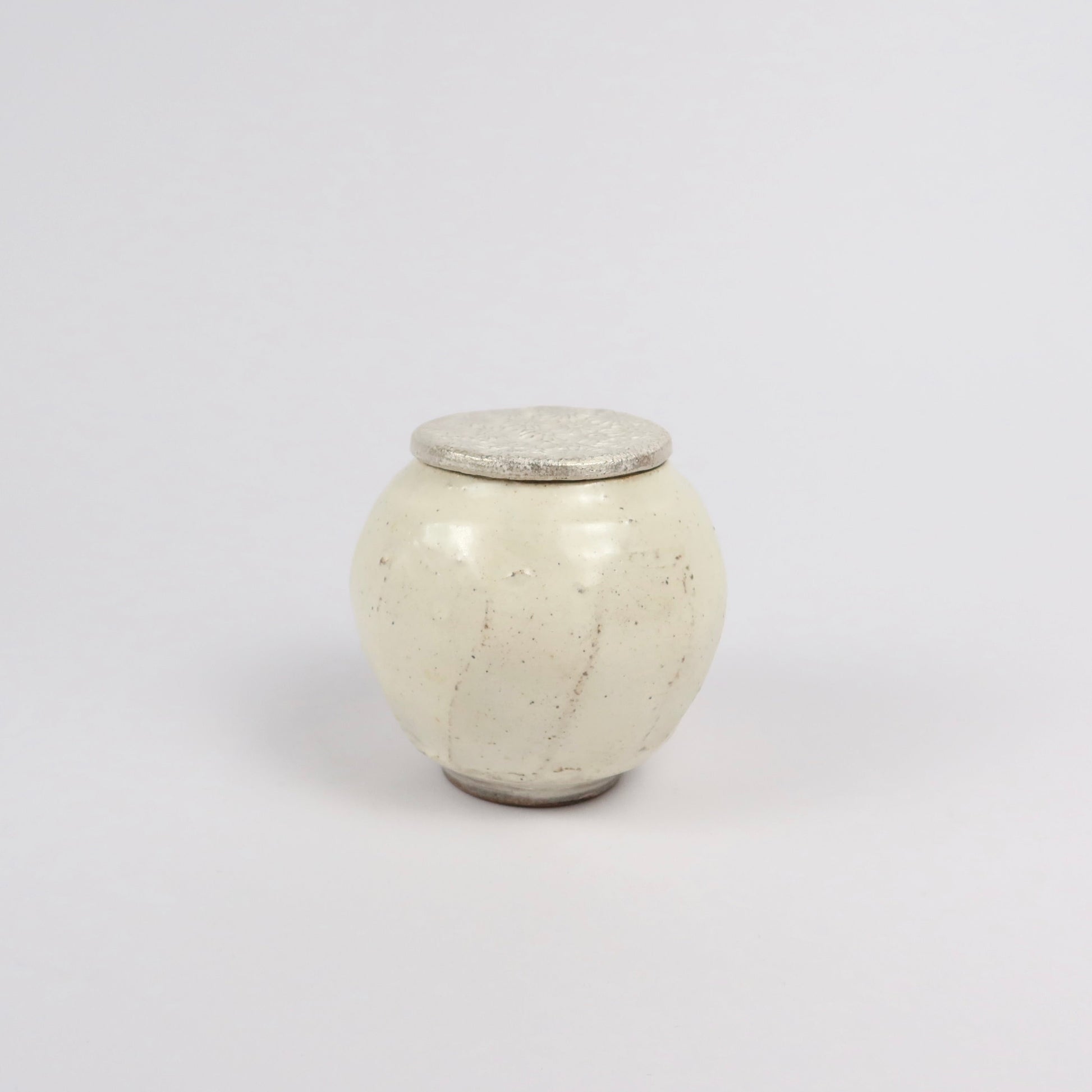 Korean ceramic tea caddy 1