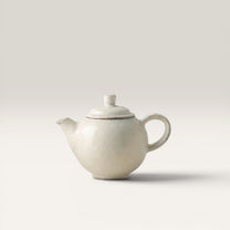 Korean Buncheong Ceramic 'Gobaekdal' Round Teapot
