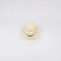 Japanese Shigaraki Gohonte Glaze Ceramic Mug &amp; Saucer Set