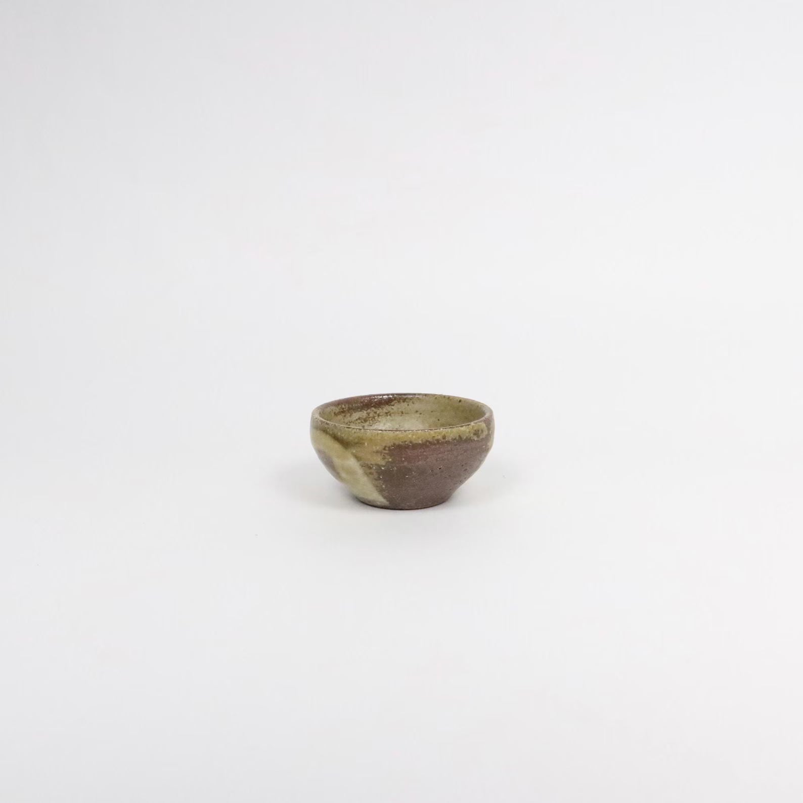 Japanese Shigaraki Ceramic Roundel Sake Cup
