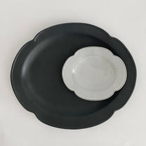 Japanese Minoware Cloud-Shaped Ceramic Plate, 3 sizes